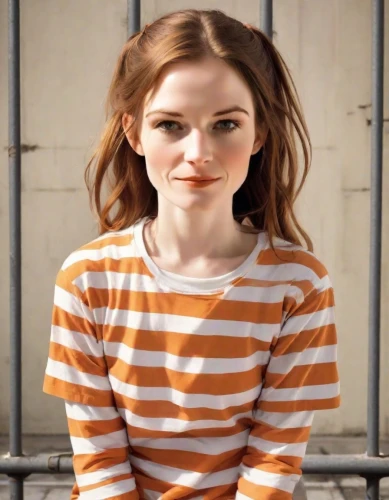 horizontal stripes,striped background,mime,orange,girl in t-shirt,stripes,pippi longstocking,striped,mime artist,cinnamon girl,orange color,liberty cotton,redhead doll,teen,nora,in a shirt,cgi,clementine,rose png,ginger rodgers,Photography,Natural