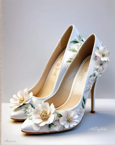 bridal shoe,bridal shoes,wedding shoes,cinderella shoe,court shoe,achille's heel,vintage flowers,women's shoe,heeled shoes,women's shoes,ladies shoes,woman shoes,garden shoe,high heel shoes,vintage shoes,heel shoe,high heeled shoe,women shoes,formal shoes,doll shoes,Illustration,Paper based,Paper Based 11