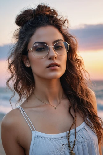 beach background,silver framed glasses,lace round frames,sunglasses,aviator sunglass,eye glass accessory,color glasses,with glasses,sun glasses,artificial hair integrations,romantic look,sunglass,eyewear,sunset glow,ski glasses,portrait photographers,glasses,portrait photography,aditi rao hydari,portrait background,Photography,General,Natural