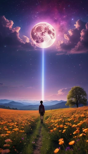 the pillar of light,astral traveler,beam of light,the universe,the mystical path,cosmos,tribute in light,beyond,photomanipulation,enlightenment,ufo,the earth,fantasy picture,celestial phenomenon,universe,photo manipulation,inner light,the path,journey,guiding light,Photography,General,Realistic