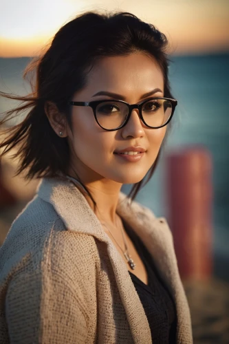 reading glasses,with glasses,silver framed glasses,portrait photographers,vision care,portrait photography,asian woman,lace round frames,glasses,eyeglasses,spectacles,girl portrait,portrait background,eye glasses,beach background,japanese woman,kids glasses,eye glass accessory,color glasses,myopia,Photography,General,Cinematic