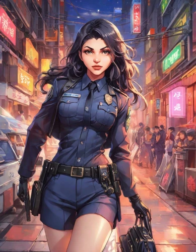 policewoman,police officer,officer,policeman,police uniforms,nypd,police,hk,police work,traffic cop,cops,cop,policia,police force,garda,criminal police,enforcer,woman holding gun,girl with gun,girl with a gun,Digital Art,Anime