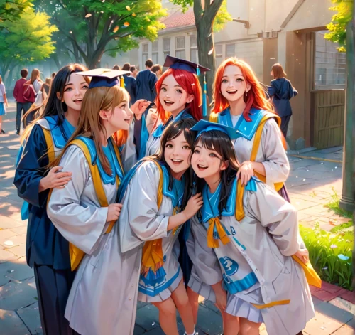 kimjongilia,graduates,gangneoung,gyeonggi do,sujeonggwa,graduate,graduation,rv,school children,kimonos,yeonsan hong,children girls,graduation day,girl group,beautiful photo girls,little girls,lily family,students,korean culture,congratulation,Anime,Anime,General