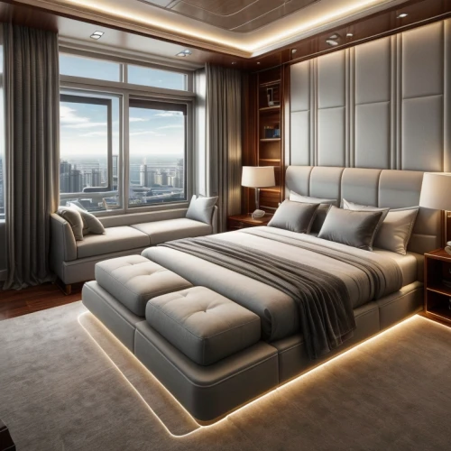 great room,sleeping room,modern room,penthouse apartment,luxury suite,luxury hotel,luxury home interior,luxury,luxurious,luxury property,room divider,interior design,modern decor,interior decoration,luxury yacht,window treatment,contemporary decor,3d rendering,interior modern design,luxury real estate