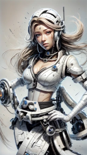 female warrior,wind warrior,swordswoman,crusader,mercenary,warrior woman,biomechanical,katana,sprint woman,paladin,cyborg,sci fiction illustration,joan of arc,girl with gun,goki,massively multiplayer online role-playing game,fantasy warrior,cybernetics,lady medic,cg artwork