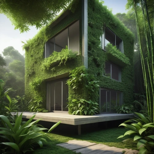 cubic house,green living,cube house,tropical house,greenery,tropical greens,eco-construction,modern house,house in the forest,greenhouse,greenhouse effect,frame house,green plants,eco hotel,grass roof,green garden,modern architecture,houseplant,garden elevation,3d rendering,Photography,Artistic Photography,Artistic Photography 11