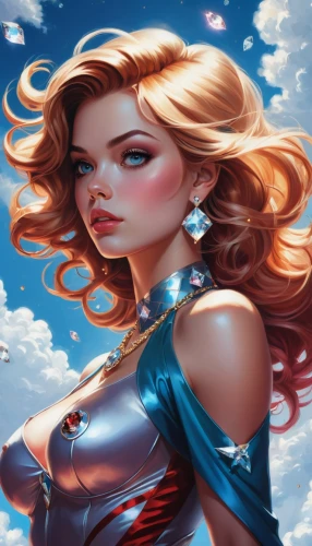 fantasy woman,super heroine,wonderwoman,queen of liberty,birds of prey-night,rosa ' amber cover,birds of prey,harley,wonder woman,liberty,patriot,fantasy portrait,scarlet witch,sci fiction illustration,fantasy art,thunderbird,superhero background,fantasy girl,heroic fantasy,americana,Conceptual Art,Fantasy,Fantasy 03