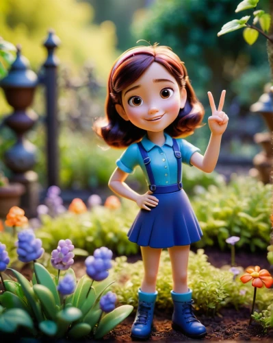 agnes,cute cartoon character,girl in the garden,clove garden,garden fairy,princess anna,rosa ' the fairy,cartoon flowers,rosa 'the fairy,little girl fairy,princess sofia,girl in flowers,disney character,fairy tale character,clay animation,lensball,alice in wonderland,anemone blanda,clay doll,alice,Unique,3D,Toy