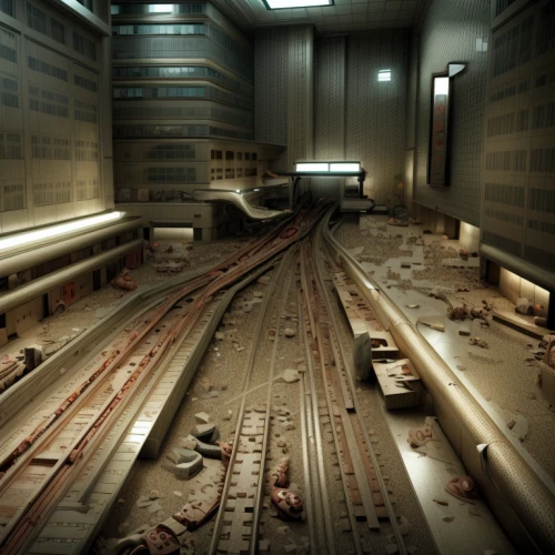 wooden railway,disused trains,the morgue,subway system,train track,train cemetery,baggage car,wooden train,train crash,railtrack,railroads,model railway,train shocks,railroad car,train car,railroad,rail car,trains,underground car park,half life