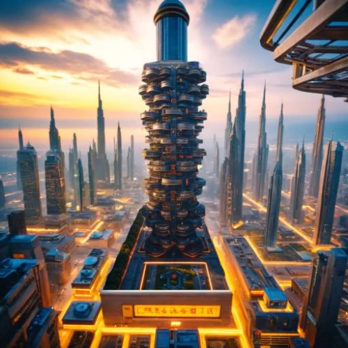 futuristic architecture,futuristic landscape,skyscraper,skyscraper town,skycraper,the skyscraper,burj,dubai,steel tower,electric tower,fantasy city,urban towers,sky space concept,shanghai,cellular tower,metropolis,sci - fi,sci-fi,futuristic,skyscrapers
