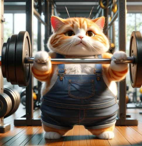 lifting,weight lifting,dumbbell,weightlifter,barbell,weight lifter,strength training,dumbbells,dumbell,weightlifting,weight training,to lift,cat warrior,fitness model,work out,powerlifting,trained,personal trainer,fitnes,cartoon cat