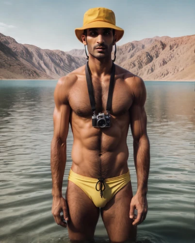 swim brief,el tatio,del tatio,male model,two piece swimwear,swimmer,rio serrano,yellow sun hat,pakistani boy,persian,latino,paddler,iranian,hiker,construction worker,itamar kazir,man at the sea,gardener,swimwear,stud yellow