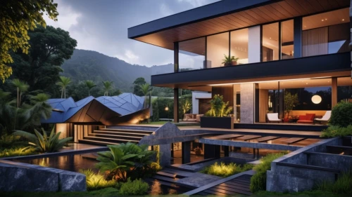 modern house,modern architecture,beautiful home,asian architecture,tropical house,luxury property,holiday villa,3d rendering,chalet,bali,house in mountains,roof landscape,luxury home,house in the mountains,eco-construction,cube stilt houses,cubic house,indonesia,landscape design sydney,timber house,Photography,General,Realistic