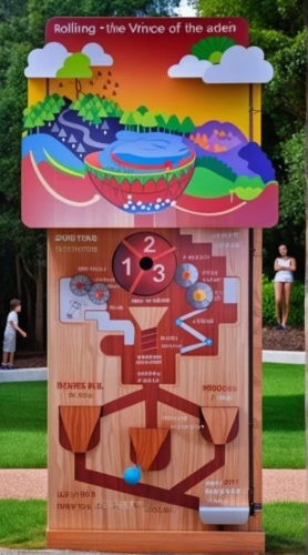 interactive kiosk,children's playhouse,wooden signboard,outdoor play equipment,kiosk,display board,play tower,ice cream stand,information board,hot dog stand,information boards,wooden mockup,public art,puppet theatre,coke machine,ice cream cart,electronic signage,product display,vending cart,coin drop machine,Photography,General,Realistic