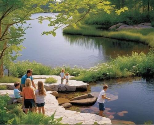 robert duncanson,mountain spring,people fishing,riparian zone,river landscape,brook landscape,mineral spring,japanese garden,water spring,river of life project,mountain stream,riparian forest,outdoor recreation,landscape background,state park,children drawing,raven river,nature park,white springs,natural reserve,Photography,General,Natural