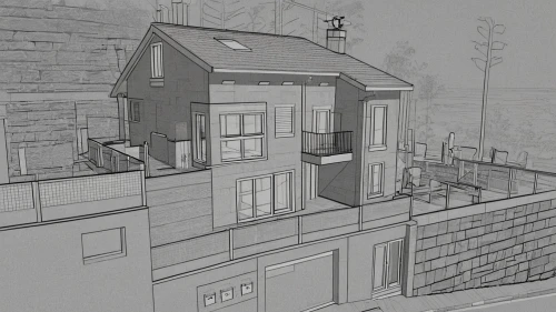 house drawing,apartment house,roofs,fire escape,housetop,houses clipart,tenement,small house,an apartment,wooden houses,rooftops,house roofs,row houses,townhouses,little house,house,lonely house,two story house,wooden house,paris balcony,Design Sketch,Design Sketch,Blueprint