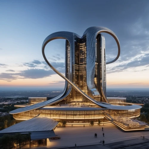 largest hotel in dubai,zhengzhou,futuristic architecture,minsk,tianjin,eu parliament,reichstag,futuristic art museum,volgograd,singapore landmark,parliament of europe,addis ababa,heart of love river in kaohsiung,the palace of culture,sochi,azerbaijan,helix,bundestag,lotte world tower,chinese architecture,Photography,General,Sci-Fi
