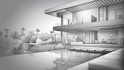 3d rendering,modern house,house drawing,interior modern design,modern architecture,dunes house,luxury home interior,residential house,pool house,landscape design sydney,terraced,japanese architecture,home interior,luxury property,aqua studio,archidaily,mid century house,architect plan,loft,floorplan home,Design Sketch,Design Sketch,Outline