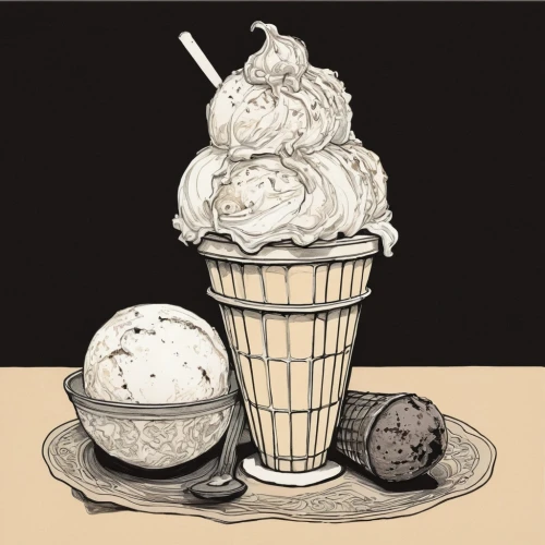 ice cream icons,sundaes,variety of ice cream,ice-cream,icecream,soft serve ice creams,ice cream,knickerbocker glory,ice cream parlor,ice cream sodas,ice cream shop,ice creams,sweet ice cream,soft ice cream,sundae,milk ice cream,frozen dessert,ice cream cones,ice cream cone,whipped ice cream,Illustration,Black and White,Black and White 02