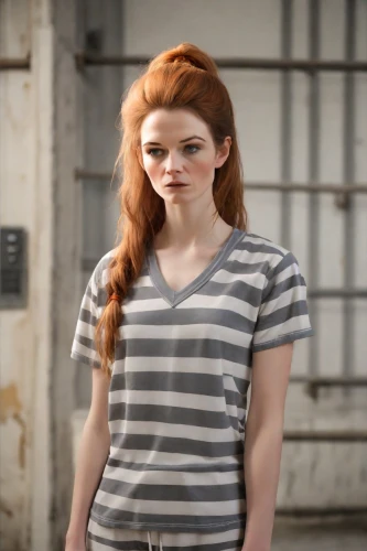 clary,pippi longstocking,redhead doll,raggedy ann,ginger rodgers,television character,redheaded,pumuckl,sigourney weave,digital compositing,clove,beaker,horizontal stripes,a wax dummy,main character,girl in t-shirt,barb,maci,redhead,mime,Photography,Natural
