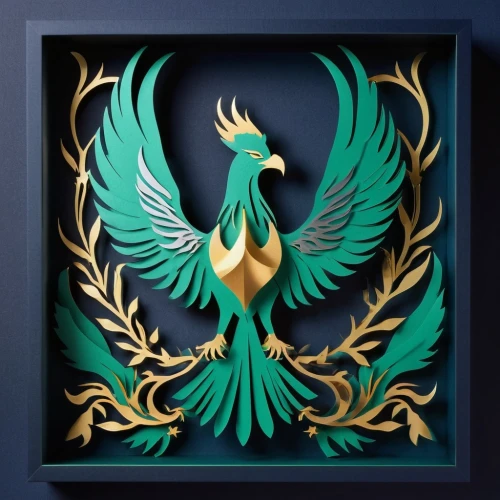 coat of arms of bird,garuda,phoenix rooster,national emblem,heraldic,patung garuda,prince of wales feathers,eagle vector,emblem,zoroastrian novruz,heraldic shield,art deco frame,lazio,araucana,heraldry,blue and gold macaw,firebirds,dove of peace,freemason,heraldic animal,Unique,Paper Cuts,Paper Cuts 10