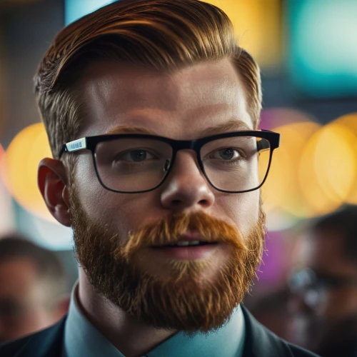 man portraits,linkedin icon,lace round frames,silver framed glasses,wedding glasses,businessman,black businessman,custom portrait,groom,the groom,beard,ginger rodgers,twitch icon,community manager,portrait background,formal guy,bloned portrait,male person,pompadour,ceo,Photography,General,Cinematic