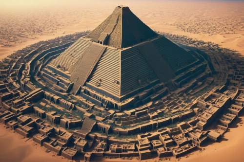 pyramids,pyramid,kharut pyramid,step pyramid,eastern pyramid,russian pyramid,the great pyramid of giza,glass pyramid,ancient city,giza,stone pyramid,karnak,stargate,khufu,monolith,strange structure,tower of babel,render,yantra,aztec,Conceptual Art,Sci-Fi,Sci-Fi 11