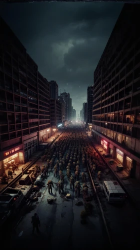 kowloon city,dystopian,post apocalyptic,post-apocalypse,post-apocalyptic landscape,destroyed city,apocalyptic,underground car park,kowloon,urbanization,dystopia,gunkanjima,district 9,under the moscow city,apocalypse,hong kong,black city,cyberpunk,parking lot,slums