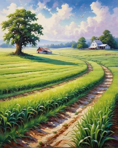 farm landscape,rural landscape,farm background,agricultural,vegetables landscape,home landscape,landscape background,green landscape,ricefield,agriculture,meadow landscape,cultivated field,countryside,green fields,field of cereals,vegetable field,nature landscape,rice fields,salt meadow landscape,farm,Illustration,Paper based,Paper Based 09