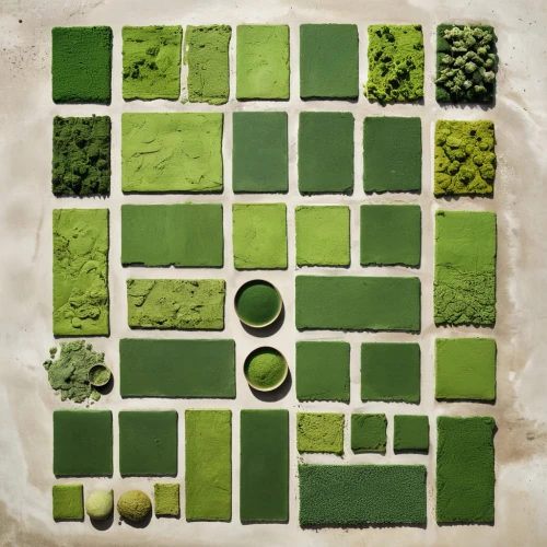 algae,block of grass,green algae,botanical square frame,game blocks,tileable patchwork,seamless texture,greens,tileable,green folded paper,vegetables landscape,pin board,food collage,palette,ceramic tile,salad plate,color table,collected game assets,start garden,the tile plug-in,Unique,Design,Knolling