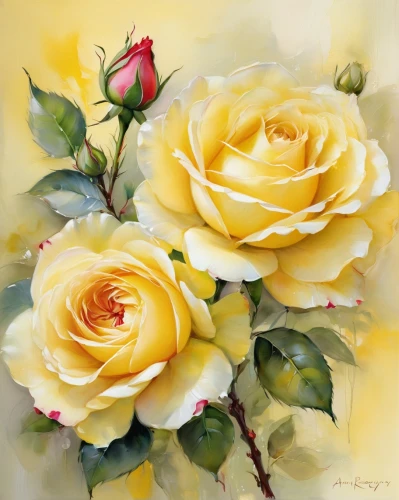 yellow roses,yellow rose background,gold yellow rose,yellow orange rose,yellow rose,red-yellow rose,esperance roses,watercolor roses,watercolor roses and basket,colorful roses,garden roses,noble roses,blooming roses,cream rose,spray roses,bicolor rose,yellow sun rose,roses-fruit,flower painting,roses daisies,Illustration,Paper based,Paper Based 11