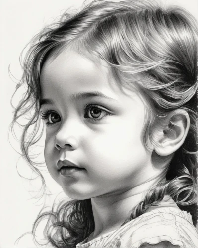 child portrait,girl drawing,girl portrait,pencil drawings,pencil drawing,digital painting,little girl,charcoal pencil,graphite,charcoal drawing,child girl,world digital painting,kids illustration,the little girl,pencil art,mystical portrait of a girl,digital art,photo painting,child art,artistic portrait,Illustration,Black and White,Black and White 30