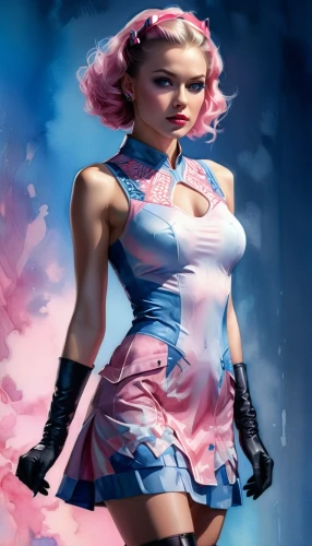 latex clothing,fantasy woman,cosplay image,neo-burlesque,pink lady,digital compositing,femininity,barbie,painter doll,breast cancer awareness month,doll dress,women fashion,fashion dolls,latex gloves,fantasy girl,super heroine,streampunk,barbie doll,anime japanese clothing,female doll,Photography,Artistic Photography,Artistic Photography 09