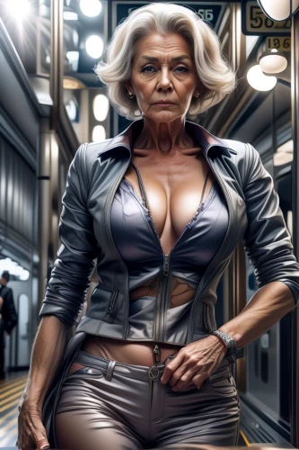 social,femme fatale,hard woman,evil woman,female doctor,bussiness woman,digital compositing,marylyn monroe - female,sci fiction illustration,chainlink,terminator,cougar,catarina,ronda,aging icon,photoshop manipulation,pensioner,woman holding gun,world digital painting,image manipulation