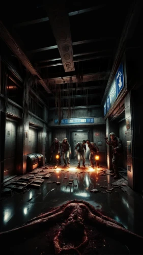 sci fi surgery room,fallout4,action-adventure game,outbreak,penumbra,the morgue,underground,half life,fallout shelter,fallout,wuhan''s virus,mining facility,hall of the fallen,basement,shooter game,underpass,underground garage,dead earth,empty interior,subway station