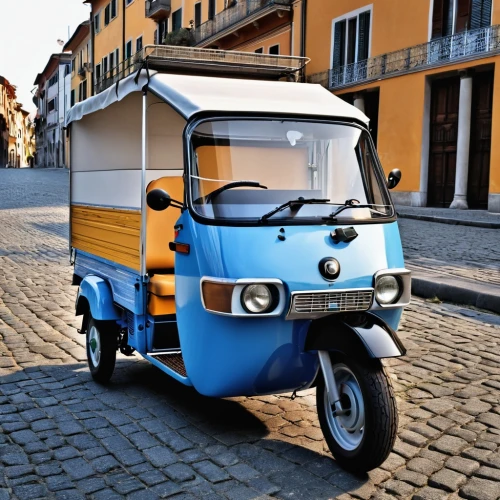 piaggio ape,piaggio,piaggio ciao,blue pushcart,vespa,renault trafic,fiat 600,fiat fiorino,isetta,peel p50,cinquecento,rickshaw,tuk tuk,fiat cinquecento,ice cream cart,tata nano,italian ice,italian style,mobility scooter,moottero vehicle,Photography,General,Realistic