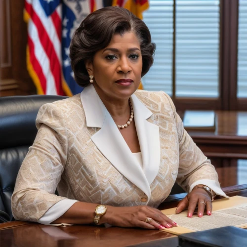 senator,official portrait,governor,black professional,secretary,administrator,maria bayo,kerry,the president of the,mayor,african american woman,president,black women,susanne pleshette,gavel,virginia,attorney,secretary desk,afro-american,ceo,Photography,General,Natural