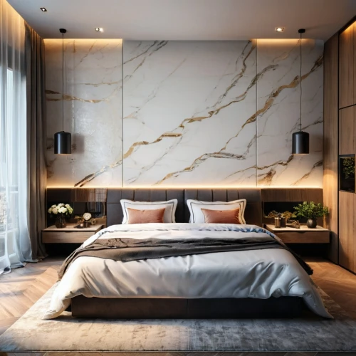wall plaster,modern decor,contemporary decor,modern room,marble,room divider,natural stone,stucco wall,gold wall,bedroom,guest room,wall panel,sleeping room,interior design,interior modern design,great room,stone slab,canopy bed,sandstone wall,interior decoration,Photography,General,Natural