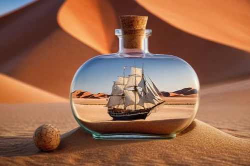 message in a bottle,sea sailing ship,sail ship,sloop-of-war,libyan desert,sand timer,east indiaman,sailing ship,sailing ships,capture desert,felucca,three masted sailing ship,pirate treasure,galleon ship,decanter,sailing vessel,saranka,merzouga,desert background,tallship,Photography,General,Commercial