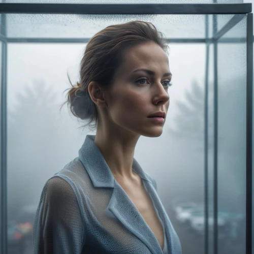 woman in menswear,woman portrait,moody portrait,woman thinking,tilda,overlook,head woman,overcoat,bloned portrait,the girl at the station,woman in the car,depressed woman,portrait of a woman,portrait photography,portrait,anna lehmann,silver rain,portrait photographers,grey sky,romantic portrait,Photography,General,Realistic