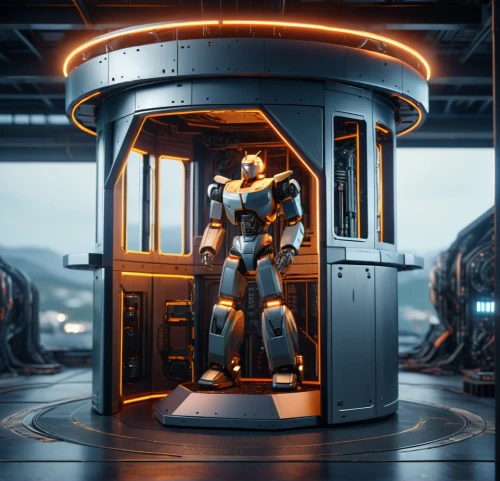 new concept arms chair,robot icon,symetra,capsule,futuristic,scifi,automated teller machine,engineer,neon human resources,robot in space,security concept,aquanaut,cg artwork,portal,sky space concept,digital compositing,space capsule,cybernetics,cinema 4d,dreadnought,Photography,General,Sci-Fi