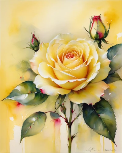 yellow rose background,gold yellow rose,watercolor roses,yellow rose,yellow roses,yellow orange rose,flower painting,red-yellow rose,rose flower illustration,watercolor roses and basket,yellow sun rose,yellow rose on red bench,landscape rose,watercolor flower,spray roses,watercolor floral background,watercolor flowers,esperance roses,watercolour flower,bicolor rose,Illustration,Paper based,Paper Based 11