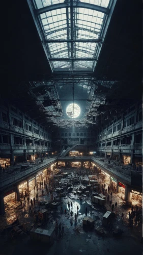abandoned factory,industrial hall,factories,empty factory,abandoned places,lost places,warehouse,luxury decay,urbex,factory hall,the market,lost place,panopticon,large market,abandoned place,industrial ruin,lostplace,district 9,under the moscow city,underconstruction