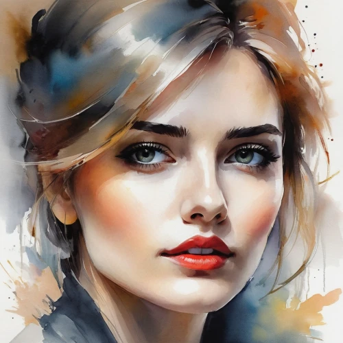 world digital painting,digital painting,face portrait,romantic portrait,photo painting,girl portrait,art painting,woman portrait,woman face,fashion illustration,hand digital painting,digital art,italian painter,woman's face,young woman,oil painting,painting,watercolor paint,painter,girl drawing,Illustration,Paper based,Paper Based 11