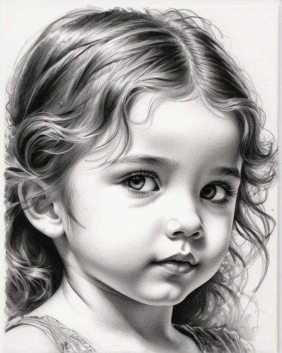 child portrait,girl drawing,pencil drawings,girl portrait,pencil drawing,charcoal drawing,charcoal pencil,little girl,graphite,child girl,the little girl,pencil art,photo painting,child art,charcoal,child,mystical portrait of a girl,cute baby,kids illustration,children drawing,Illustration,Black and White,Black and White 30