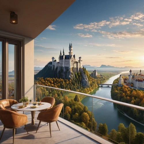 fairy tale castle sigmaringen,neuschwanstein castle,fairy tale castle,fairytale castle,neuschwanstein,disney castle,shanghai disney,sky apartment,walt disney world,balcon de europa,fairy tale,fairytale,a fairy tale,breakfast room,luxury property,hohenzollern castle,disney world,sleeping beauty castle,luxury hotel,with a view,Photography,General,Natural