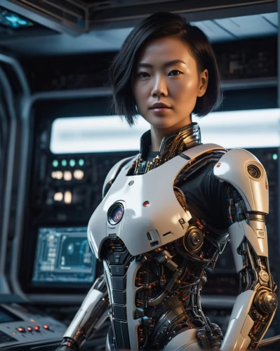 cyborg,women in technology,ai,cybernetics,futuristic,artificial intelligence,sci fi,robot in space,chatbot,gizmodo,scifi,sci-fi,sci - fi,chat bot,robotics,droid,space-suit,asian vision,district 9,asian woman,Photography,General,Sci-Fi