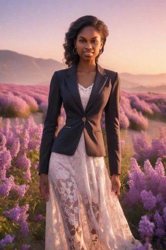 tiana,california lilac,jasmine bush,lilac arbor,digital compositing,flower girl,lilac blossom,hyacinth,heather-carnation,springtime background,the lavender flower,hydrangea background,free land-rose,rose png,spring background,flower background,african american woman,lilacs,lavender,mauve,Photography,Natural