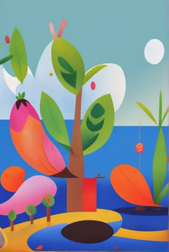fruit icons,mangroves,fruits icons,potted plants,fruits plants,vegetables landscape,pond plants,fruit trees,eastern mangroves,fruit tree,background vector,water plants,peach tree,aquatic plants,tropical birds,plants in pots,summer still-life,plants,swampy landscape,cartoon forest,Illustration,Abstract Fantasy,Abstract Fantasy 13