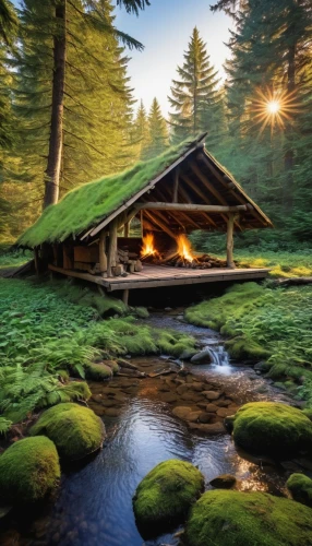 house in the forest,the cabin in the mountains,log home,log cabin,small cabin,summer cottage,wooden sauna,germany forest,house in mountains,idyllic,house in the mountains,oregon,fishing tent,home landscape,vancouver island,northern california,wooden hut,beautiful home,bavarian forest,mountain hut,Photography,General,Realistic